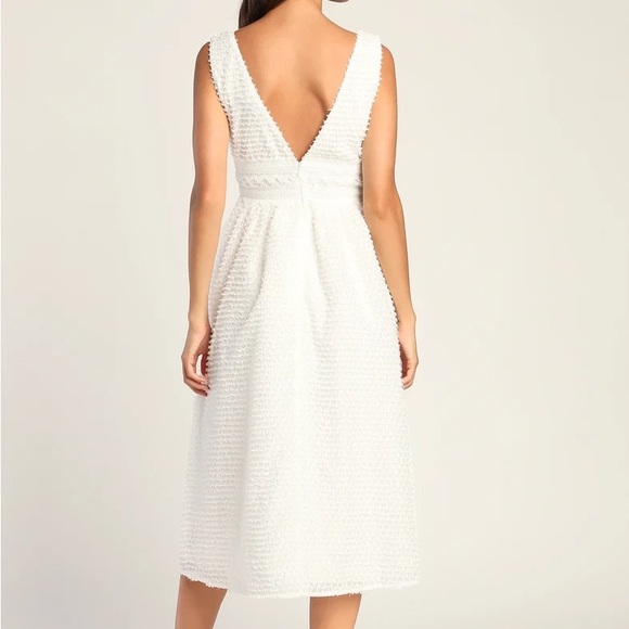 Lulus white dress XS NWT - Picture 2 of 3